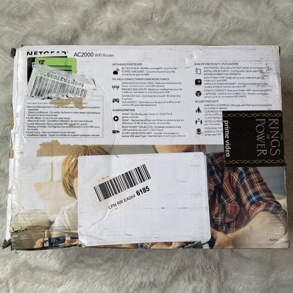 Netgear AC2000 Black Wireless Dual Band Gigabit Smart Wi-Fi Router - Picture 3 of 5